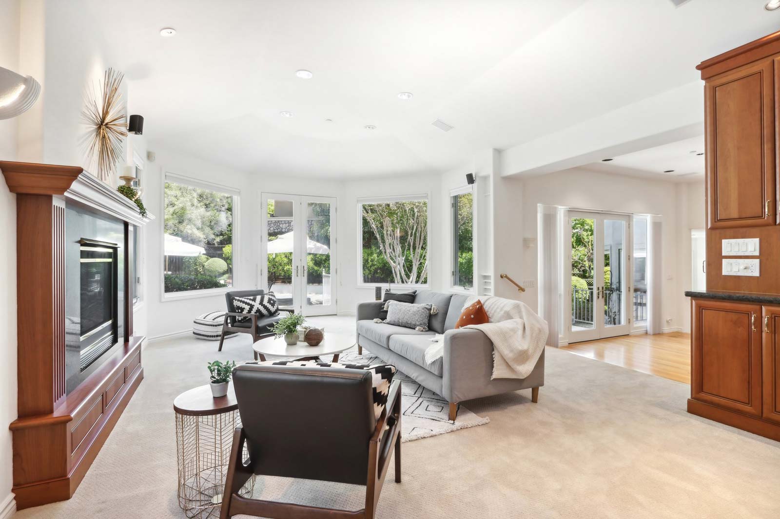 Fremont custom home spacious open plan family living
