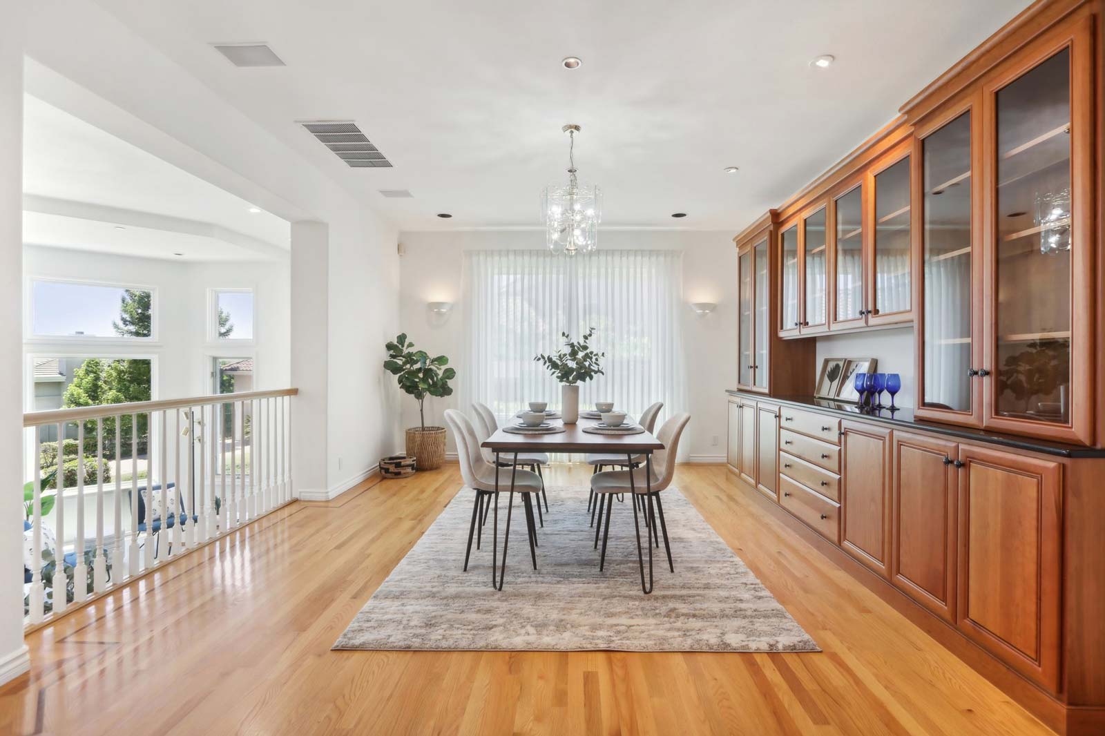 Fremont custom home large formal dining room
