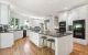 Fremont custom home spacious chef's kitchen